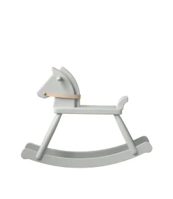 Børnemøbler-Sarah Moutouh P12 - Gyngehest - Bøg - Blue Grey