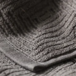 Håndklæder-Gitte Lægård R33 Kirkeby - Badehåndklæde - Granite Gray - 2 stk