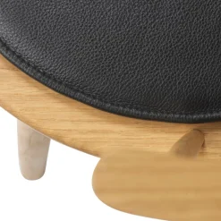 Hynder-FDB Møbler R5 Nøje - Hynde - Læder - Sort - J18