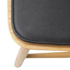 Hynder-FDB Møbler R5 Nøje - Hynde - Læder - Sort - J46