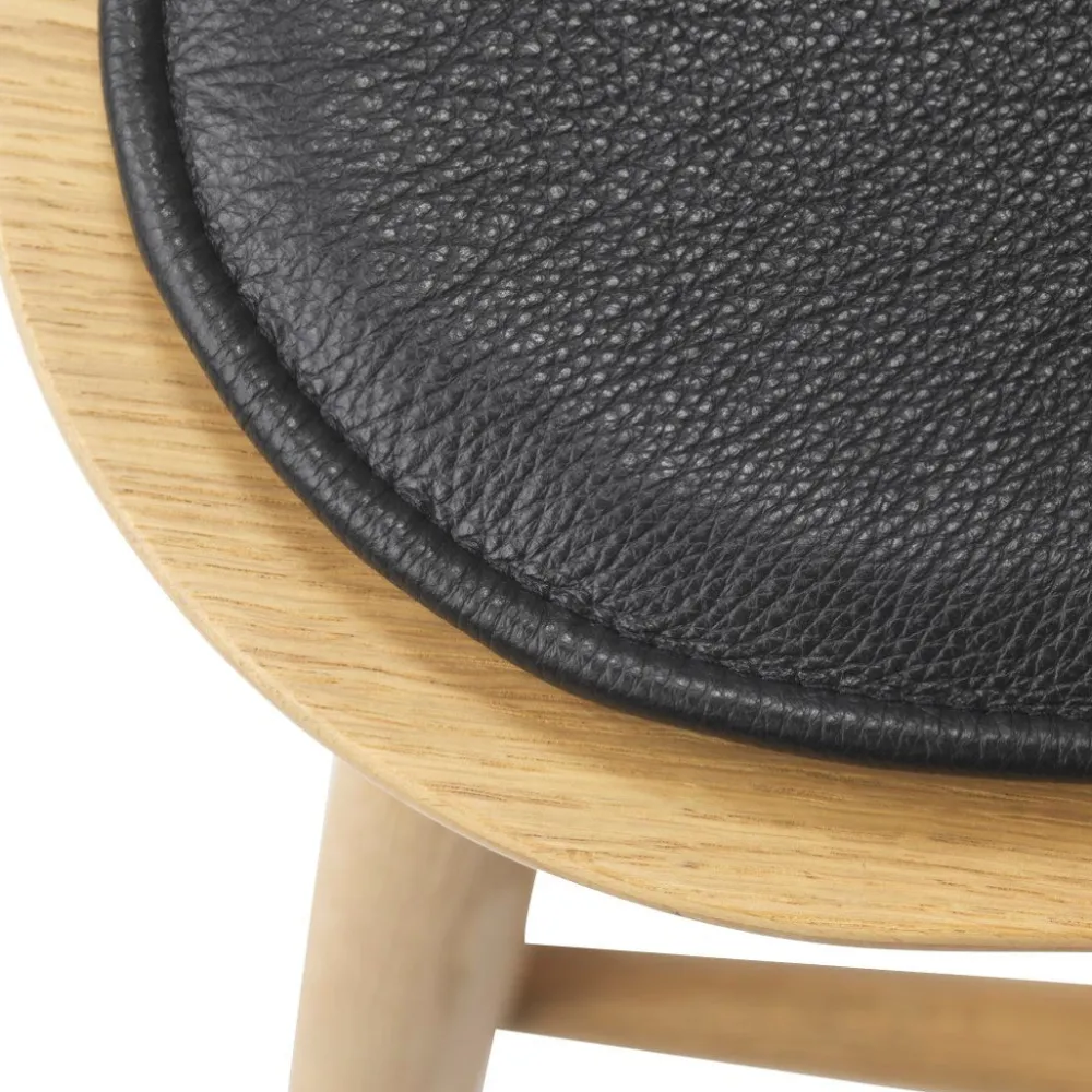 Hynder-FDB Møbler R5 Nøje - Hynde - Læder - Sort - J67