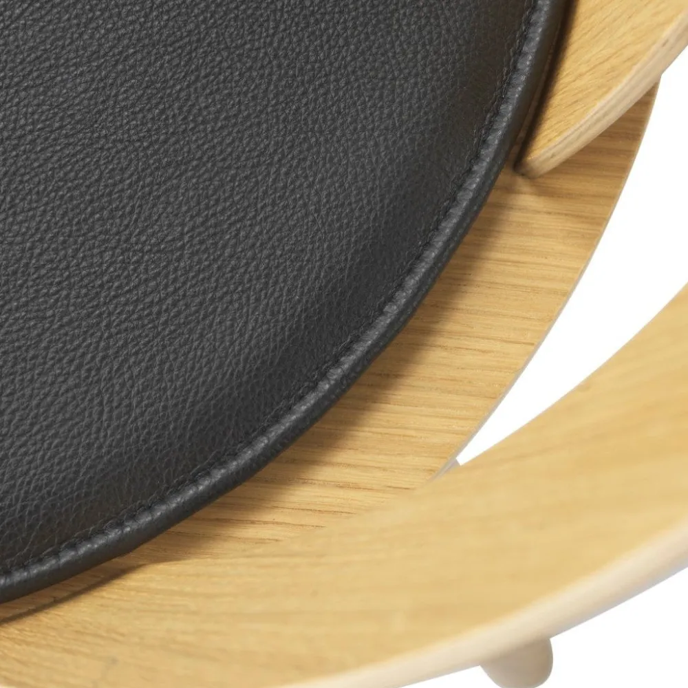 Hynder-FDB Møbler R5 Nøje - Hynde - Læder - Sort - J45