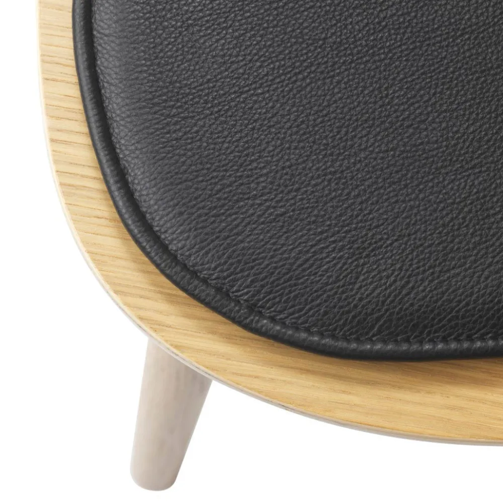 Hynder-FDB Møbler R5 Nøje - Hynde - Læder - Sort - J45