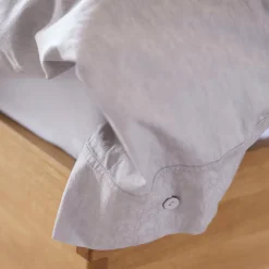 Soveværelse|Sengetøj-Kasper Salto R34 Tulipan - Sengesæt - Lysegrå - 140 x 200