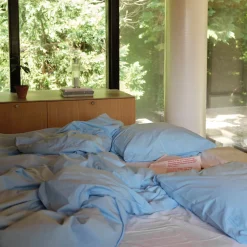 Soveværelse|Sengetøj-FDB Møbler R39 Vindeby - Sengesæt - Sky Blue - 140 x 220 cm