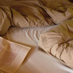 Soveværelse|Sengetøj-FDB Møbler R39 Vindeby - Sengesæt - Taupe - 140 x 200 cm