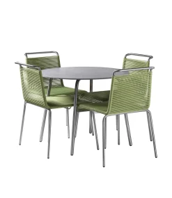 Havemøbelsæt-Salto & Sigsgaard Teglgaard - Lille Havesæt - Ø90/Grøn