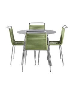 Havemøbelsæt-Salto & Sigsgaard Teglgaard - Lille Havesæt - Ø90/Grøn