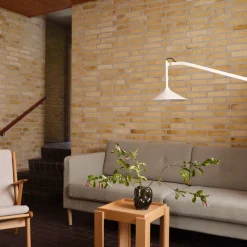 Væglamper-Laura Lange U18 Hasle - Væglampe - Kort - Oyster White