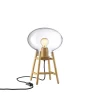 Bordlamper-Philip Bro & Dögg Gudmundsdottir U4 Hiti - Bordlampe - Eg - Klart glas