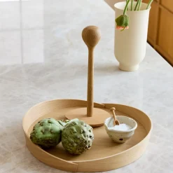 Køkkentilbehør-R7B Copenhagen V1 Kamma - Køkkenrulleholder - Eg